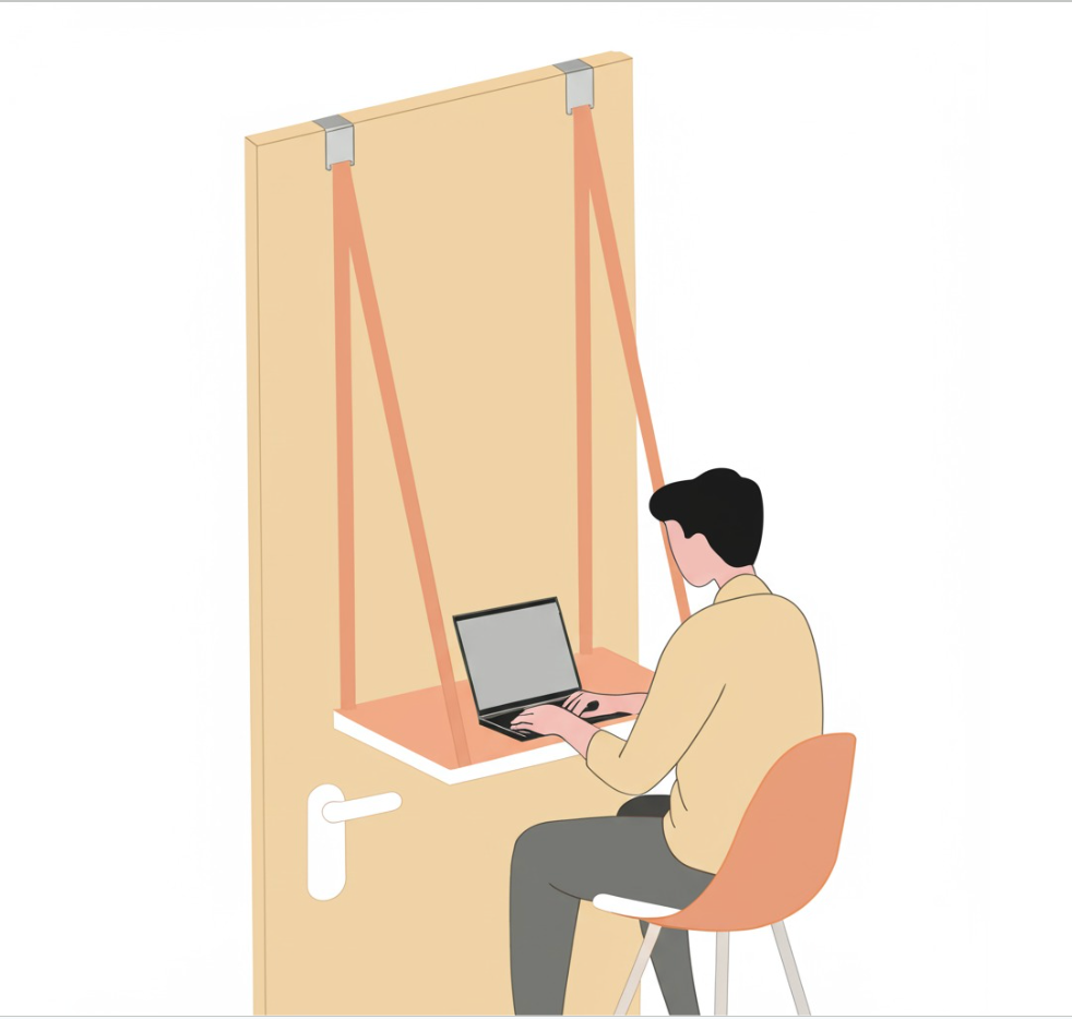 HangDesk - Table suspendue - Chair